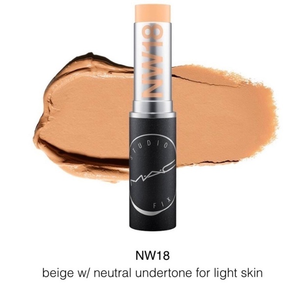 MAC NW18 Studio Fix Soft Matte Foundation Stick - Picture 1 of 7